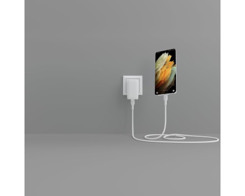 Дата кабель USB-С to USB-C 2.0m white Belkin (CAB009BT2MWH)