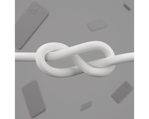 Дата кабель USB-С to USB-C 2.0m white Belkin (CAB009BT2MWH)