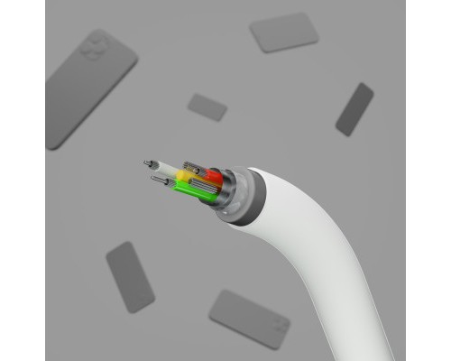 Дата кабель USB-С to USB-C 2.0m white Belkin (CAB009BT2MWH)