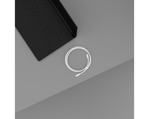 Дата кабель USB-С to USB-C 2.0m white Belkin (CAB009BT2MWH)
