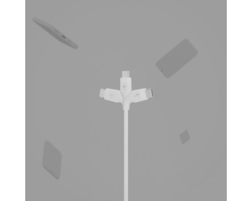 Дата кабель USB-С to USB-C 2.0m white Belkin (CAB009BT2MWH)