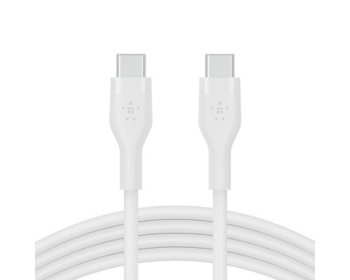 Дата кабель USB-С to USB-C 2.0m white Belkin (CAB009BT2MWH)