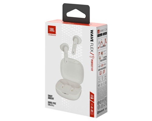 Навушники JBL Wave Flex TWS White (JBLWFLEXWHT)
