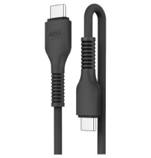 Дата кабель USB-C to USB-C 1.0m AR88 3A black Armorstandart (ARM65293)