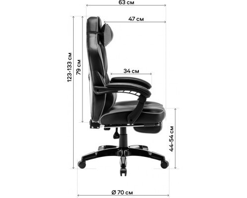 Крісло ігрове GT Racer X-2749-1 Gray/Black Suede (X-2749-1 Fabric Gray/Black Suede)