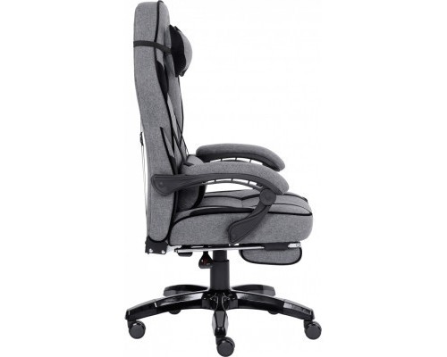 Крісло ігрове GT Racer X-2749-1 Gray/Black Suede (X-2749-1 Fabric Gray/Black Suede)