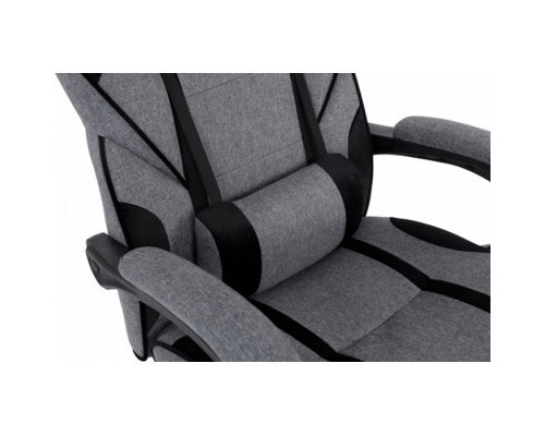 Крісло ігрове GT Racer X-2749-1 Gray/Black Suede (X-2749-1 Fabric Gray/Black Suede)