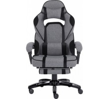 Крісло ігрове GT Racer X-2749-1 Gray/Black Suede (X-2749-1 Fabric Gray/Black Suede)