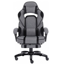 Крісло ігрове GT Racer X-2749-1 Gray/Black Suede (X-2749-1 Fabric Gray/Black Suede)