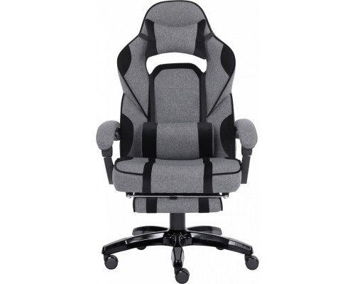 Крісло ігрове GT Racer X-2749-1 Gray/Black Suede (X-2749-1 Fabric Gray/Black Suede)