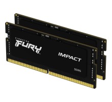 Модуль пам'яті для ноутбука SoDIMM DDR5 64GB (2x32GB) 5600 MHz FURY Impact Kingston Fury (ex.HyperX) (KF556S40IBK2-64)