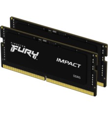 Модуль пам'яті для ноутбука SoDIMM DDR5 64GB (2x32GB) 5600 MHz FURY Impact Kingston Fury (ex.HyperX) (KF556S40IBK2-64)