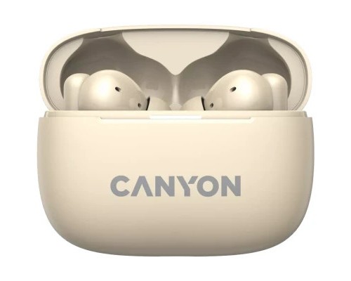 Навушники Canyon TWS-10 OnGo ANC ENC Beige (CNS-TWS10BG)