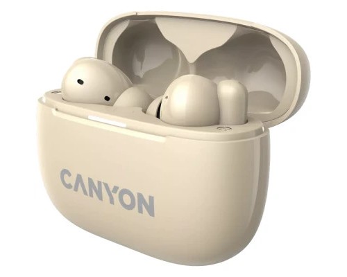 Навушники Canyon TWS-10 OnGo ANC ENC Beige (CNS-TWS10BG)