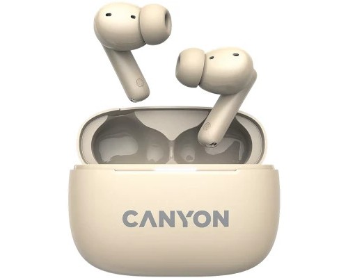 Навушники Canyon TWS-10 OnGo ANC ENC Beige (CNS-TWS10BG)