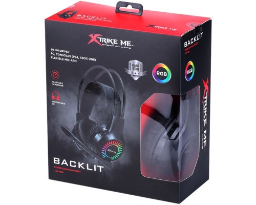 Навушники Xtrike ME GH-709 RGB Black (GH-709)