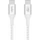 Дата кабель USB-C to USB-C 2.0m 240W white Belkin (CAB015BT2MWH)