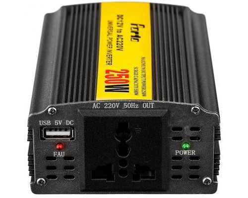 Автомобільний інвертор 12V/220V 250W, USB Porto (MND-250)