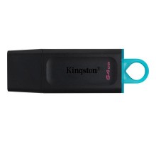 USB флеш накопичувач Kingston 64GB DataTraveler Exodia Black/Teal USB 3.2 (DTX/64GB)
