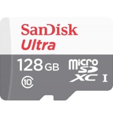Карта пам'яті SanDisk 128GB microSDHC class 10 UHS-I Ultra (SDSQUNR-128G-GN3MA)