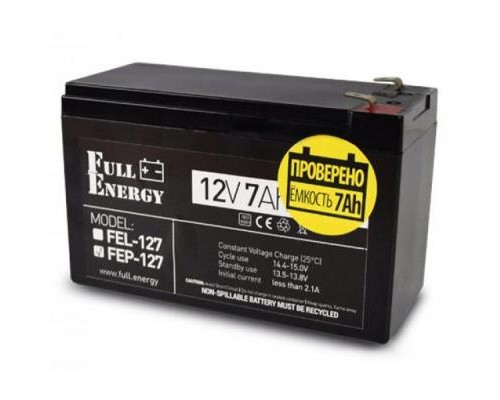 Батарея до ДБЖ Full Energy 12В 7Ач (FEP-127)