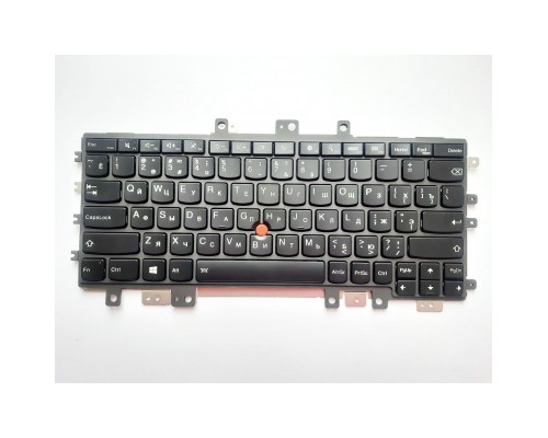 Клавіатура ноутбука Lenovo ThinkPad X1 Helix2 черн с черн с подсв ТП UA (A46202)