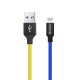 Дата кабель USB 2.0 AM to Lightning 1.0m National ColorWay (CW-CBUL052-BLY)