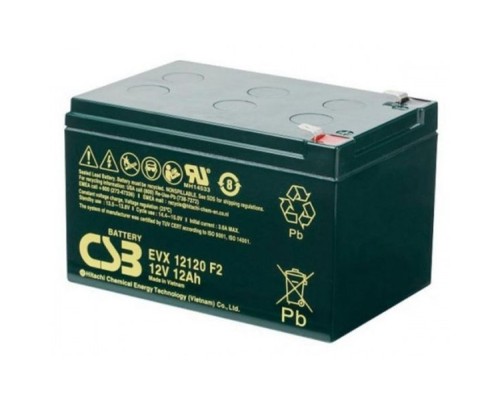 Батарея до ДБЖ CSB EVX12120, 12V 12Ah (EVX12120)