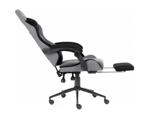 Крісло ігрове GT Racer X-2324 Gray/Black (X-2324 Fabric Gray/Black Suede)