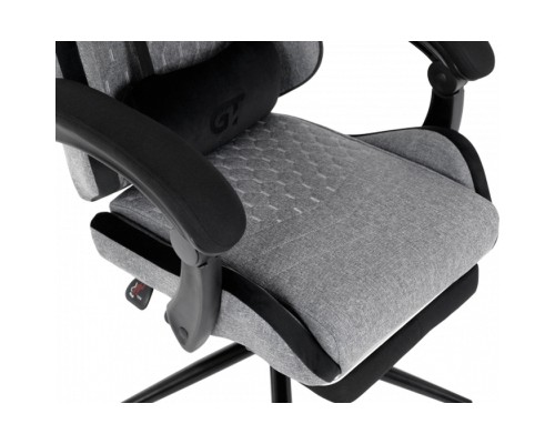 Крісло ігрове GT Racer X-2324 Gray/Black (X-2324 Fabric Gray/Black Suede)