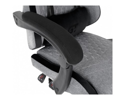 Крісло ігрове GT Racer X-2324 Gray/Black (X-2324 Fabric Gray/Black Suede)