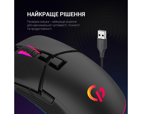 Мишка GamePro GM340 USB Black (GM340)