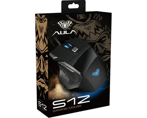 Мишка Aula S12 USB Black (S12)