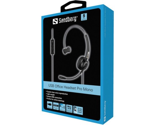 Навушники Sandberg USB Office Headset Pro Mono (126-14)