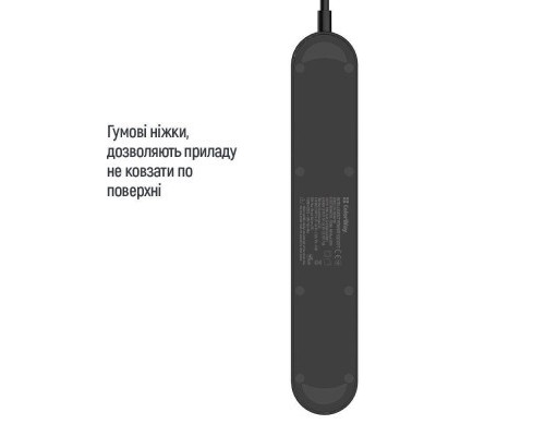 Мережевий фільтр живлення ColorWay CW-CHE44PDB, 4 розетки/4USB 2M (CW-CHE44PDB)