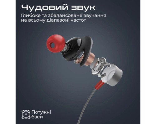 Навушники Promate Blend Black (blend.black)