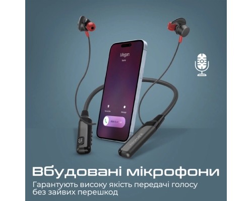 Навушники Promate Blend Black (blend.black)