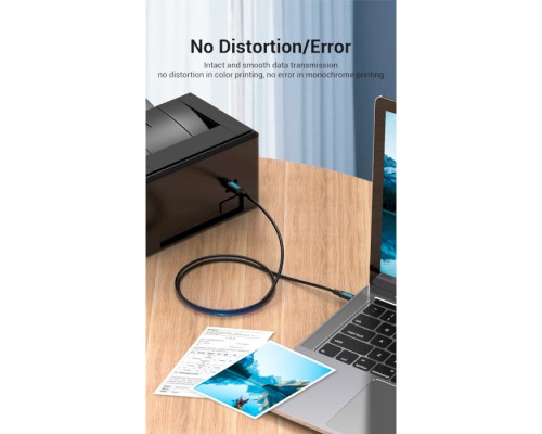 Кабель для принтера USB 2.0 USB-C/BM 2.0m 2.4А 480Mbps Vention (CQUBH)