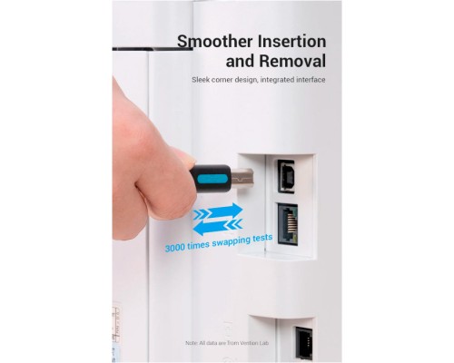 Кабель для принтера USB 2.0 USB-C/BM 2.0m 2.4А 480Mbps Vention (CQUBH)