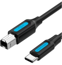 Кабель для принтера USB 2.0 USB-C/BM 2.0m 2.4А 480Mbps Vention (CQUBH)