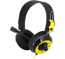 Навушники Gemix N4 Black-Yellow Gaming