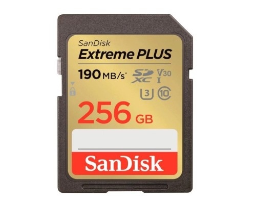 Карта пам'яті SanDisk 256GB SD class 10 UHS-I Extreme PLUS (SDSDXWV-256G-GNCIN)