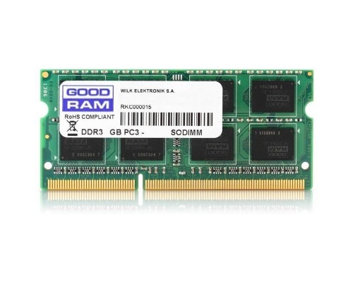 Модуль пам'яті для ноутбука SoDIMM DDR3L 8GB 1600 MHz Goodram (GR1600S3V64L11/8G)