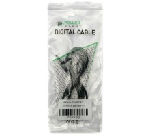 Кабель мультимедійний Jack 3.5mm male to Jack 3.5mm female 1.0m PowerPlant (KD00AS1264)