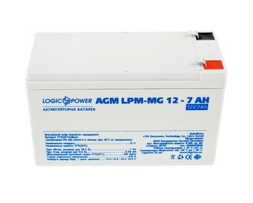 Батарея до ДБЖ LogicPower LPM MG 12В 7Ач (6552)