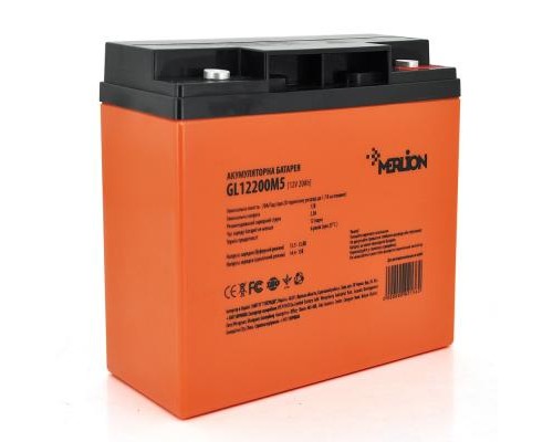 Батарея до ДБЖ Merlion 12V-20Ah GEL (GL1220M5 GEL)