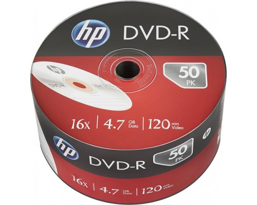 Диск DVD HP DVD-R 4.7GB 16X IJ PRINT 50шт (69302/DME00070WIP-3)