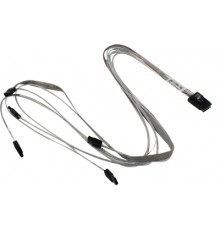 Кабель для передачі даних MiniSAS SFF-8087 to 4xSATA 76/66/54/45 cm Supermicro (CBL-0343L-01)