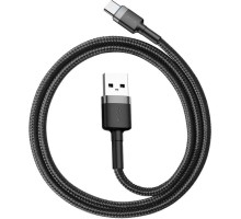 Дата кабель USB 2.0 AM to Type-C 2.0m 2A Gray-Black Baseus (CATKLF-CG1)