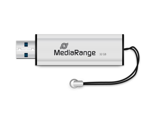 USB флеш накопичувач Mediarange 32GB Black/Silver USB 3.0 (MR916)